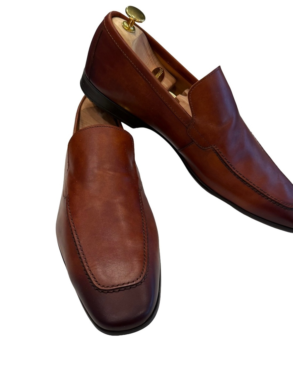 Magnanni Men’s Toreto Venetian Loafers Rich Brown Size US 10.5 EU 43.5 EUC - Picture 2 of 15
